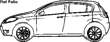 Fiat Palio coloring