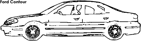 Ford Contour coloring