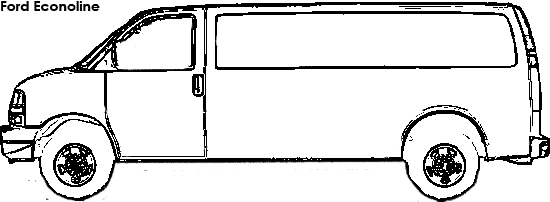 Ford Econoline coloring