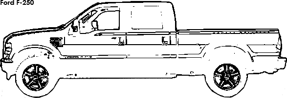Ford F-250 coloring
