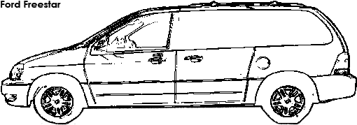 Ford Freestar coloring