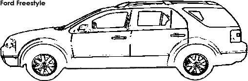 Ford Freestyle coloring