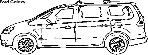 Ford Galaxy coloring