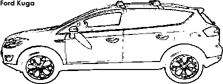 Ford Kuga coloring