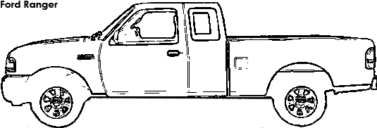 Ford Ranger coloring