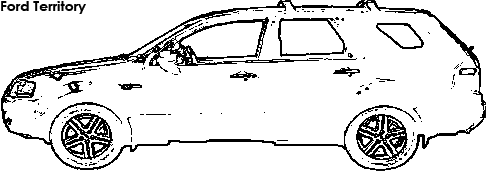 Ford Territory coloring