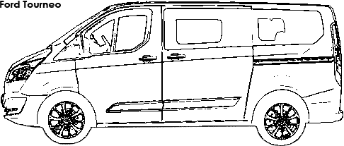 Ford Tourneo coloring