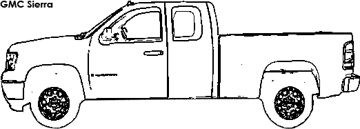 GMC Sierra coloring