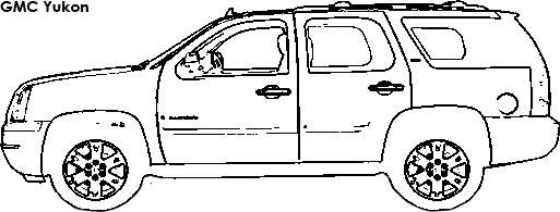 GMC Yukon coloring