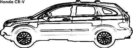 Honda CR-V coloring