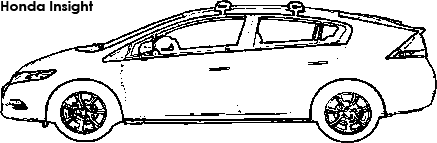 Honda Insight coloring