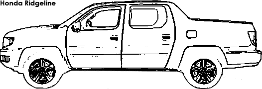 Honda Ridgeline coloring