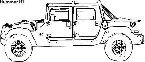 Hummer H1 coloring