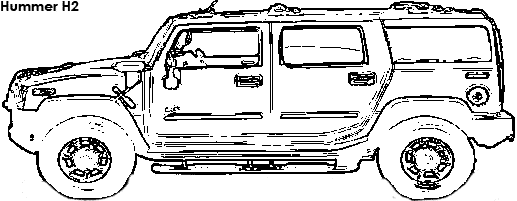 Hummer H2 coloring