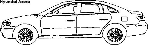 Hyundai Azera coloring