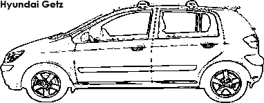 Hyundai Getz coloring