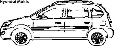 Hyundai Matrix coloring