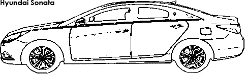 Hyundai Sonata coloring