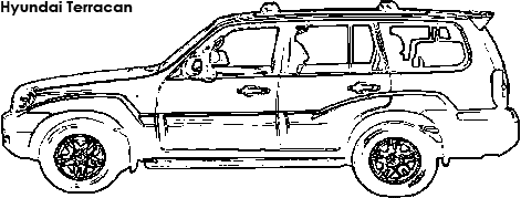 Hyundai Terracan coloring