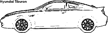 Hyundai Tiburon coloring