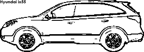 Hyundai ix55 coloring