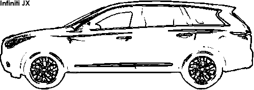 Infiniti JX coloring