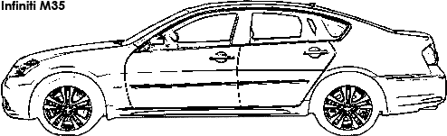 Infiniti M35 coloring