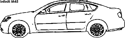 Infiniti M45 coloring