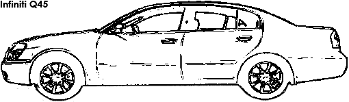 Infiniti Q45 coloring