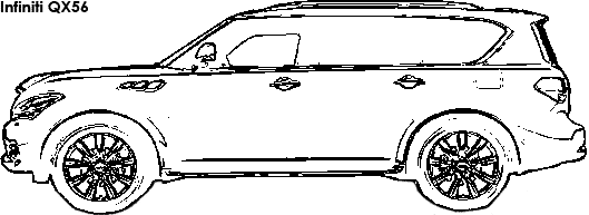 Infiniti QX56 coloring