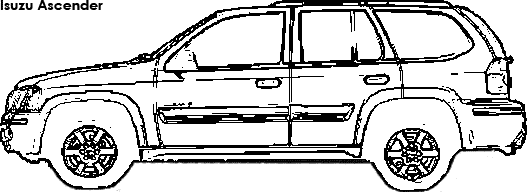 Isuzu Ascender coloring