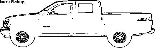 Isuzu Pickup coloring