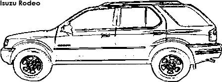 Isuzu Rodeo coloring