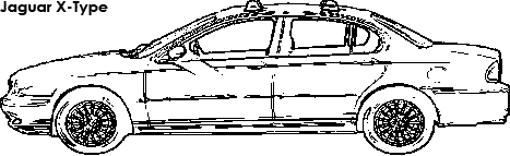 Jaguar X-Type coloring