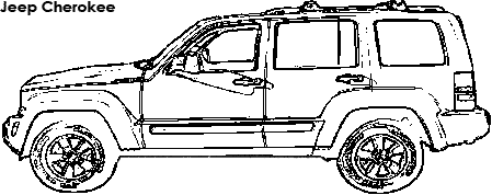 Jeep Cherokee coloring