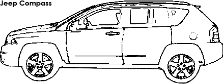 Jeep Compass coloring