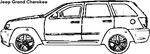 Jeep Grand Cherokee coloring