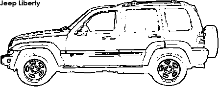 Jeep Liberty coloring