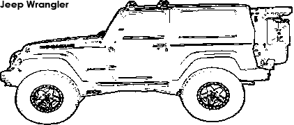 Jeep Wrangler coloring