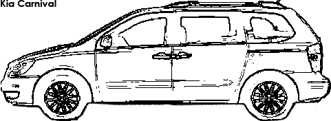 Kia Carnival coloring