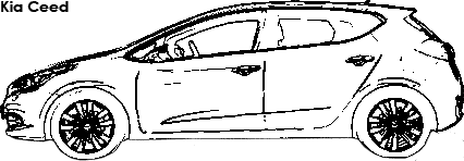 Kia Ceed coloring