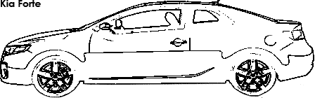 Kia Forte coloring