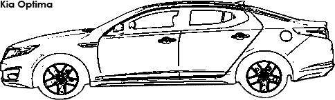 Kia Optima coloring