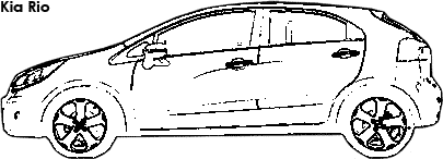 Kia Rio coloring