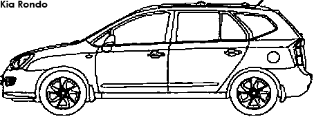 Kia Rondo coloring