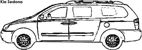 Kia Sedona coloring