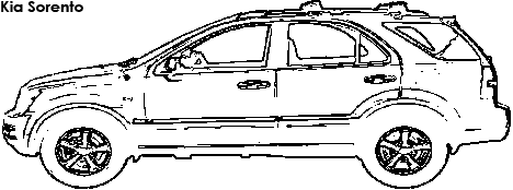 Kia Sorento coloring