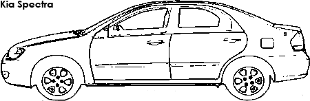 Kia Spectra coloring