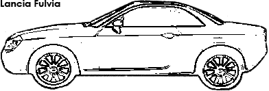 Lancia Fulvia coloring