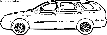 Lancia Lybra coloring